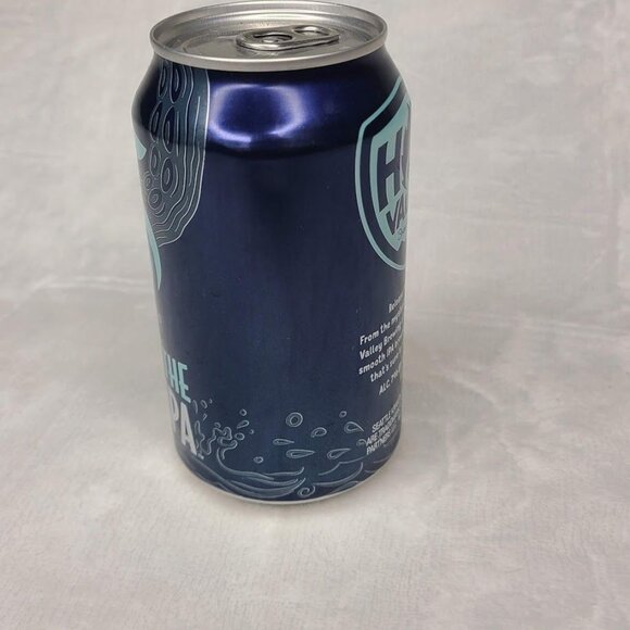 Hop Valley Release Stash IPA Seattle Kraken Empty Beer Can Bottom Opened 12oz - Picture 7 of 9